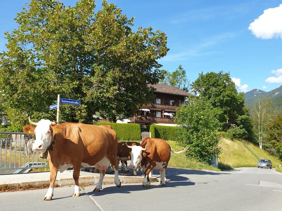 Haus Abendsonne Ferienwohnung Schuster Krün Exterior foto